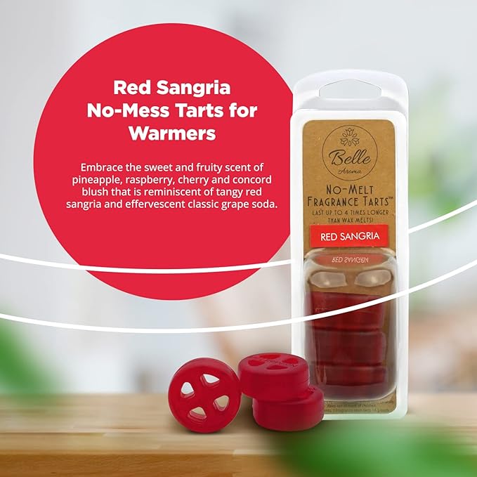 Red Sangria No-Mess Fragrance Tarts® for Wax Warmers  Home Fragrance Accessories