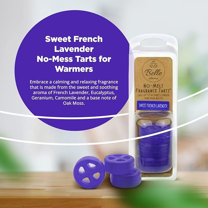 Sweet French Lavender No-Mess Fragrance Tarts® for Wax Warmers  Home Fragrance Accessories