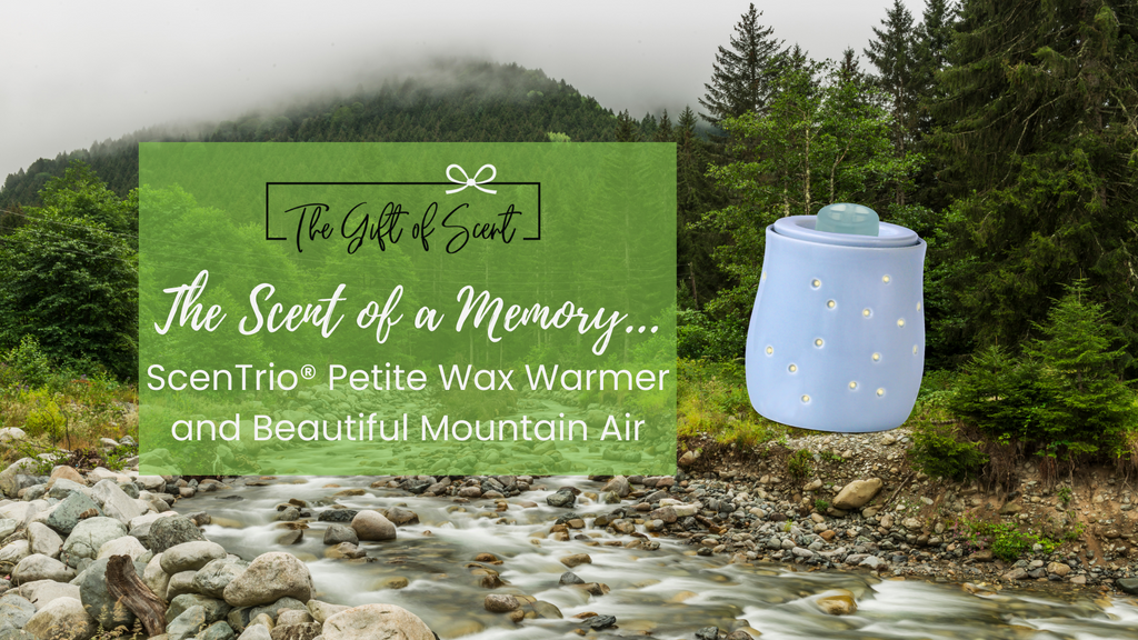 The Scent of a Memory... ScenTrio® Petite Wax Warmer and Beautiful Mountain Air