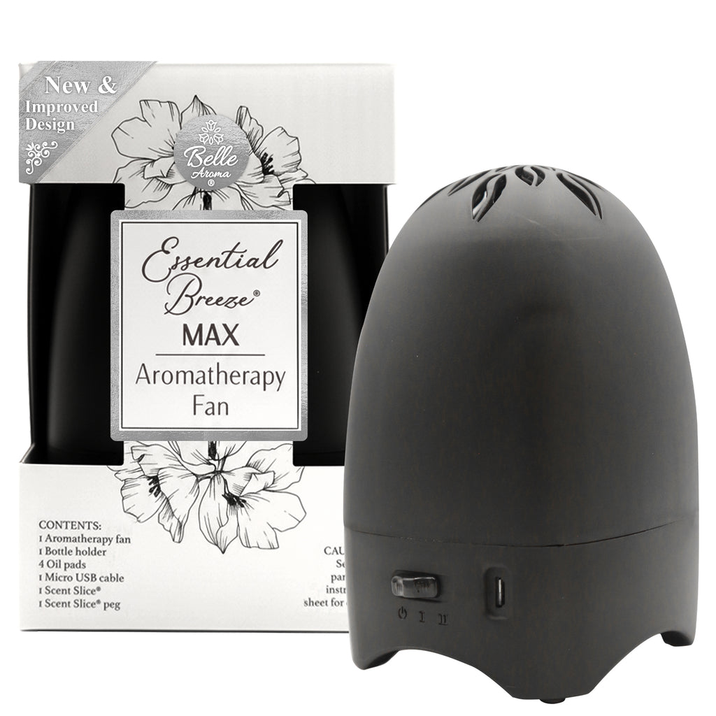 Essential Breeze® Max Aromatherapy Fan Slate