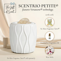 Belle Aroma® Premium Deluxe ScenTrio® Petite Ceramic Scented Wax Warmer with VersaScent® Technology