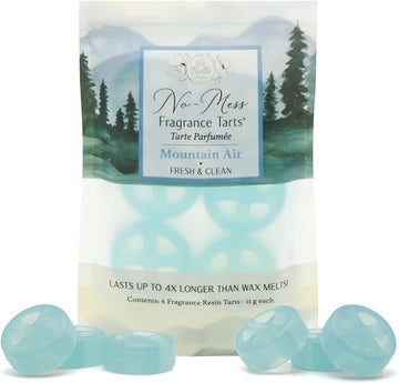 Mountain Air (6 Mini Scented - 1-Pack) No-Mess Fragrance Tarts® for Wax Warmers  