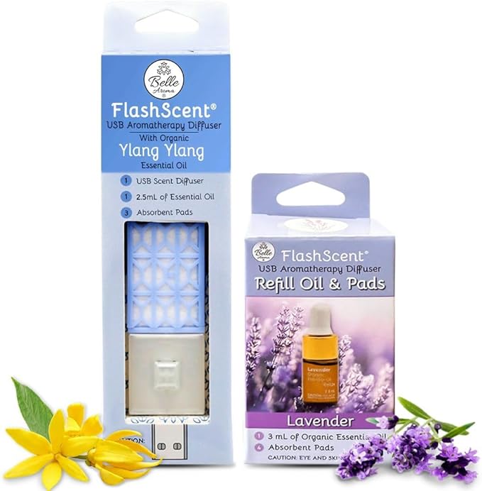 The FlashScent® USB Aromatherapy Essential Oil Diffuser  aromatherapy