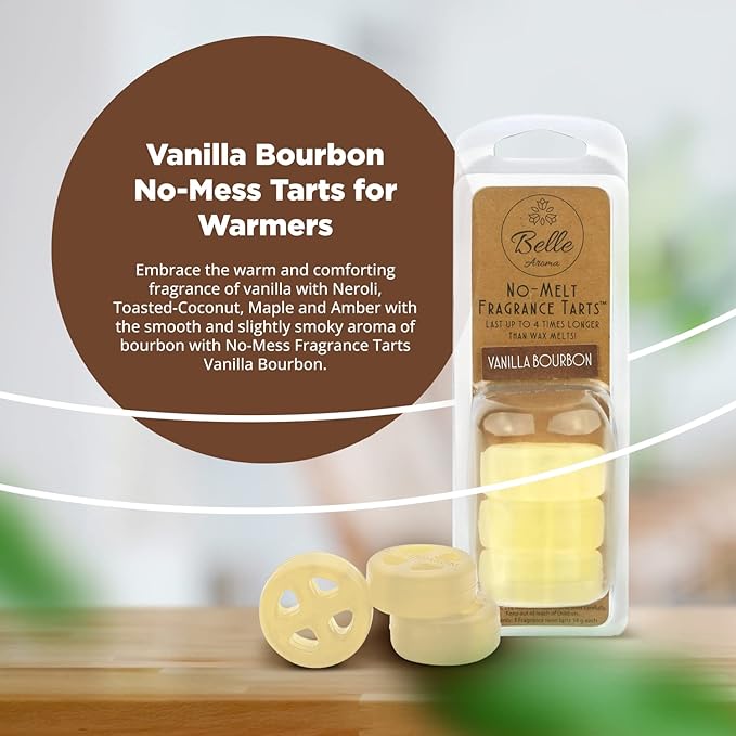 Vanilla Bourbon No-Mess Tarts™ for Wax Warmers  Home Fragrance Accessories