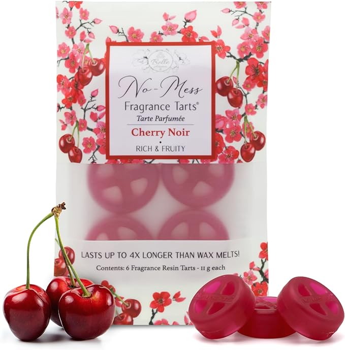 Cherry Noir (6 Mini Scented - 1-Pack) No-Mess Fragrance Tarts® for Wax Warmers  