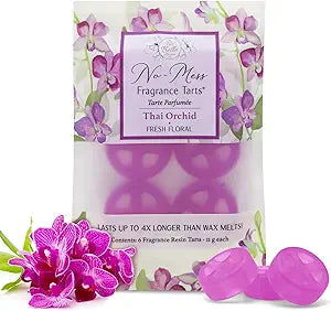 Thai Orchid (6 Mini Scented - 1-Pack) No-Mess Fragrance Tarts® for Wax Warmers  
