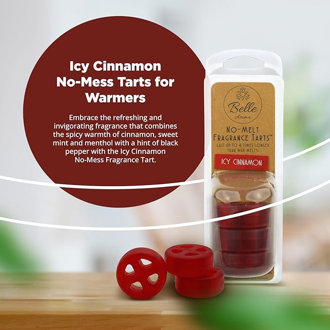 Icy Cinnamon No-Mess Fragrance Tarts® for Wax Warmers  Home Fragrance Accessories