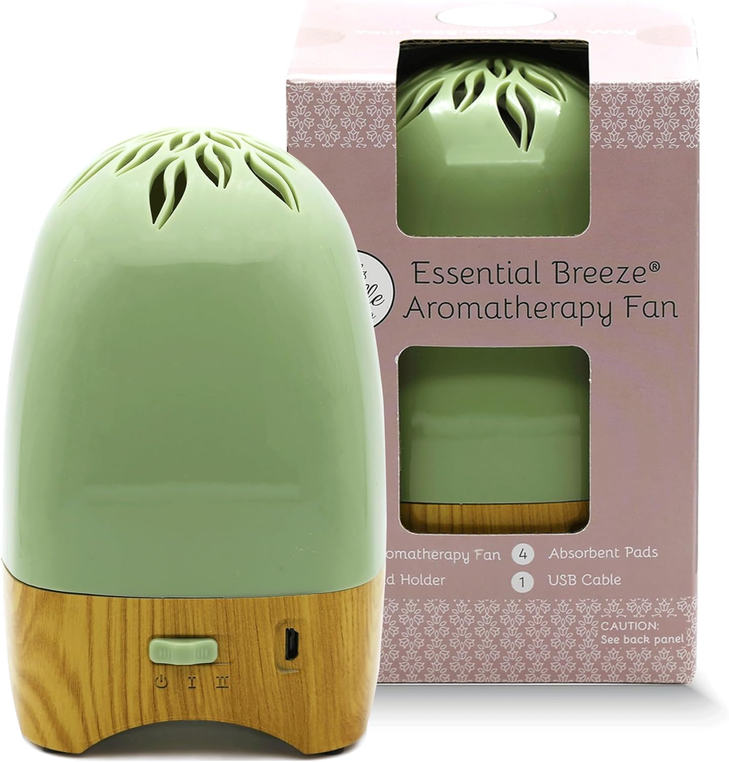 The Essential Breeze® Aromatherapy Fan Essential Oil Diffuser with VersaScent® Technology  aromatherapy