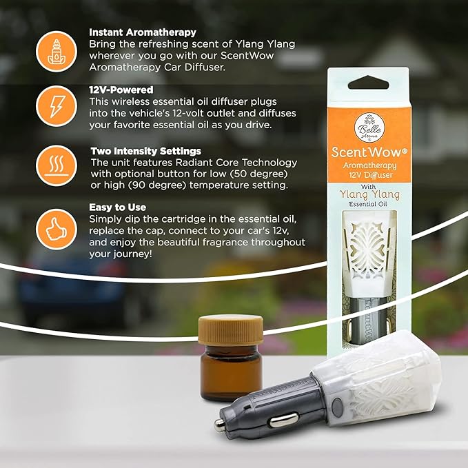 The ScentWow® 12 Volt Aromatherapy Diffuser for Car, Truck, or SUV ...