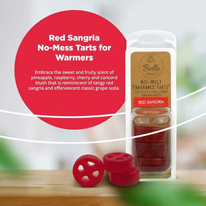 Red Sangria No-Mess Tarts™ for Wax Warmers  Home Fragrance Accessories