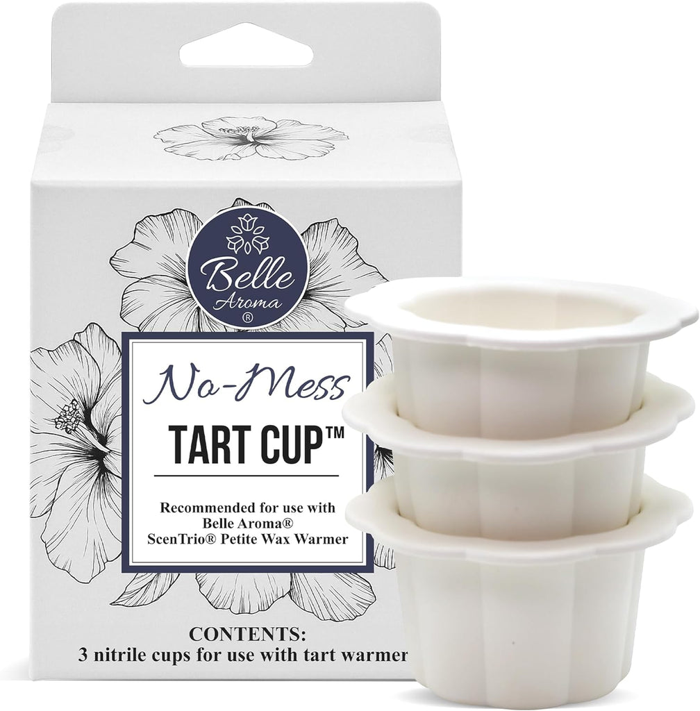ScenTrio Petite No-Mess Cup for ScenTrio Petite - Box of 3, Light Cream
