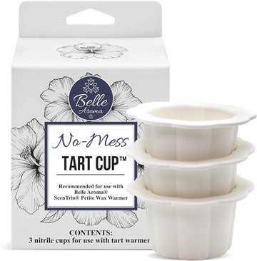 ScenTrio Petite No-Mess Cup for ScenTrio Petite - Box of 3, Light Cream