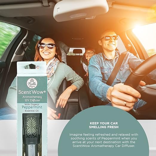 The ScentWow® 12 Volt Aromatherapy Diffuser for Car, Truck, or SUV  car fragrance