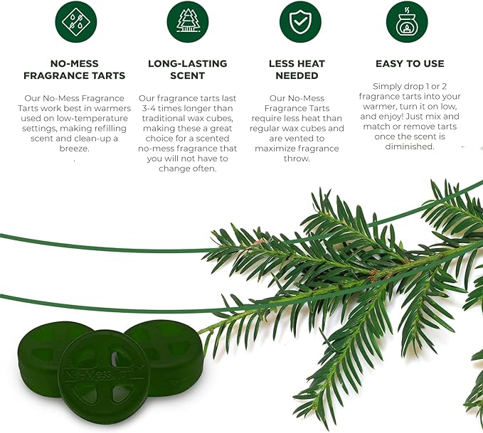 Evergreen No-Mess Tarts™ for Wax Warmers  Home Fragrance Accessories