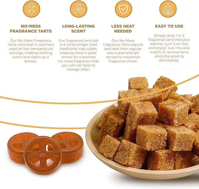 Brown Sugar Biscotti No-Mess Tarts™ for Wax Warmers  Home Fragrance Accessories