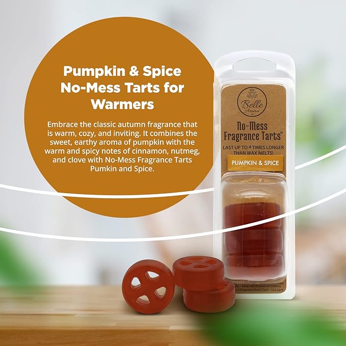 Pumpkin & Spice No-Mess Fragrance Tarts® for Wax Warmers  Home Fragrance Accessories