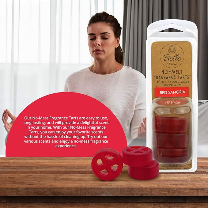 Red Sangria No-Mess Tarts™ for Wax Warmers  Home Fragrance Accessories