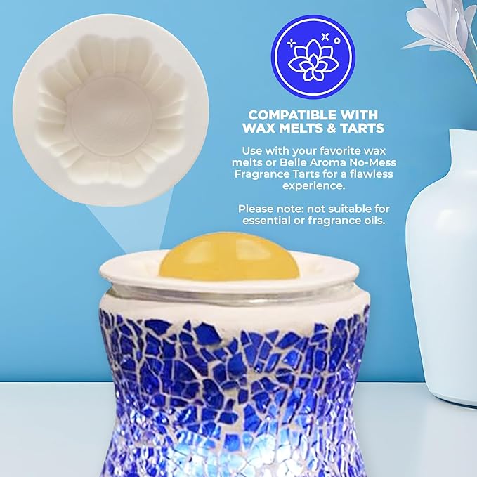 Bijou Fragrance Vase No-Mess Cup for ScenTrio Petite - Box of 3, Light Cream