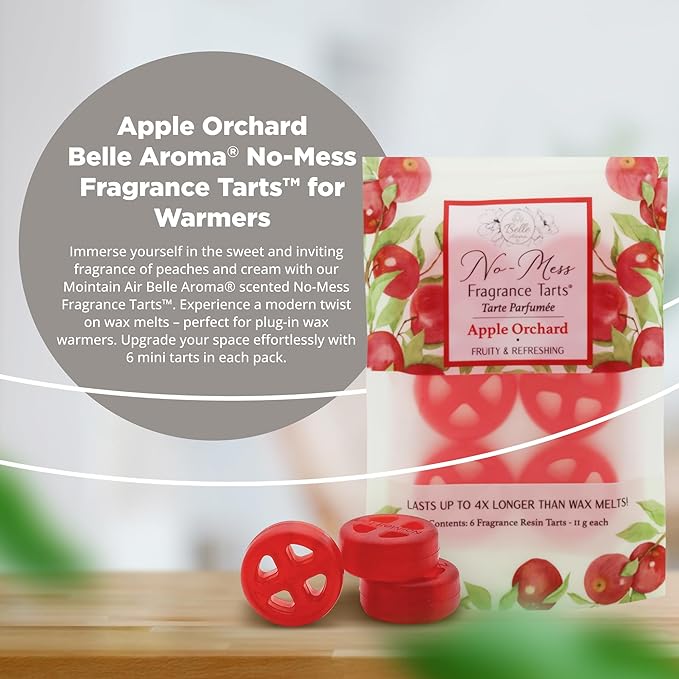 Apple Orchard (6 Mini Scented - 1-Pack) No-Mess Fragrance Tarts® for Wax Warmers  