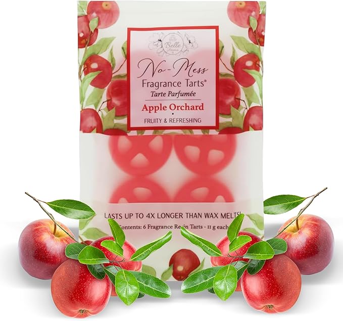 Apple Orchard (6 Mini Scented - 1-Pack) No-Mess Fragrance Tarts® for Wax Warmers  