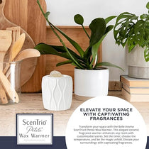 Belle Aroma® ScenTrio® Petite Ceramic Scented Wax Warmer with VersaScent® Technology  