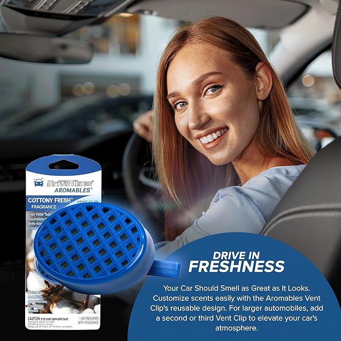 Aromables® Vent Clip Car Air Freshener - (3-Pack Bundle Options)  Vehicle Air Fresheners