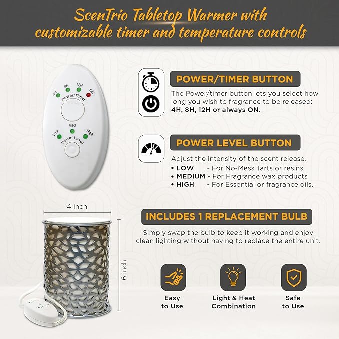 ScenTrio® Wax Warmer - Branch  aromatherapy