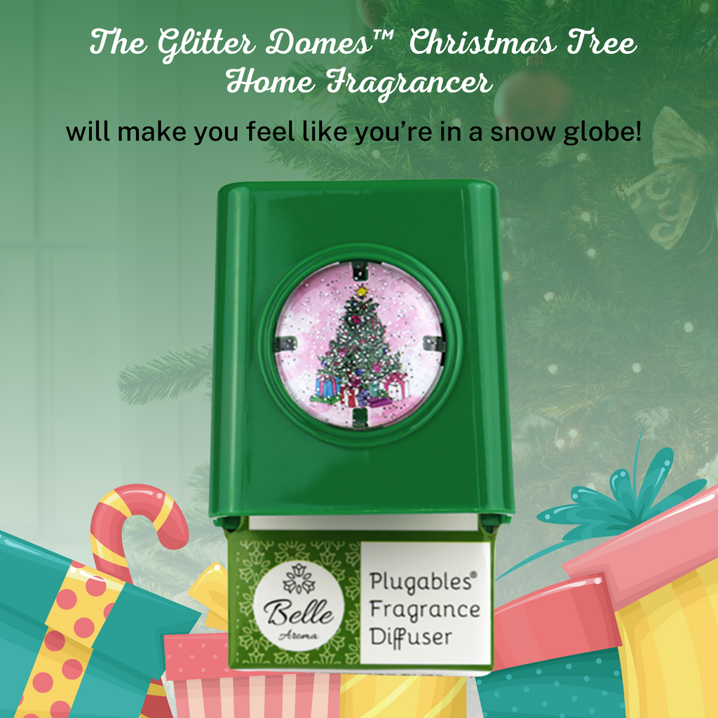 Glitter Domes™ Plugables® Aromalectric® Scented Oil Diffuser - Christmas Tree  Home Fragrance Accessories