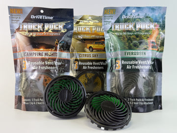 Truck Puck® Portable Automobile Air Freshener Vehicle Air Fresheners