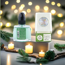 Belle Aroma Glitter Domes™ Plugables® Aromalectric® Scented Oil Diffuser - Angel Home Fragrance Accessories