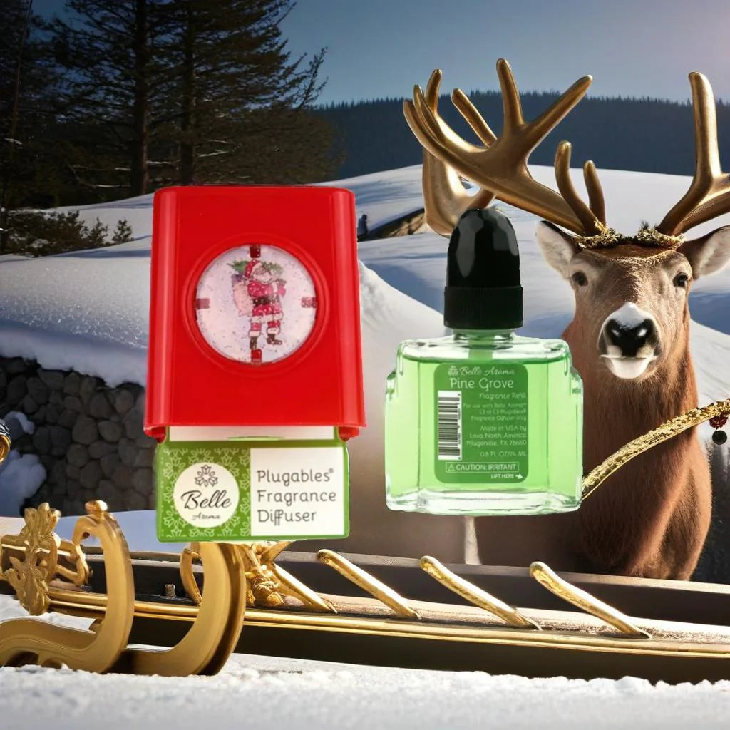 Build the Perfect Belle Aroma Holiday Heater and Fragrance Combo Santa / Pine Grove Home Fragrance Accessories