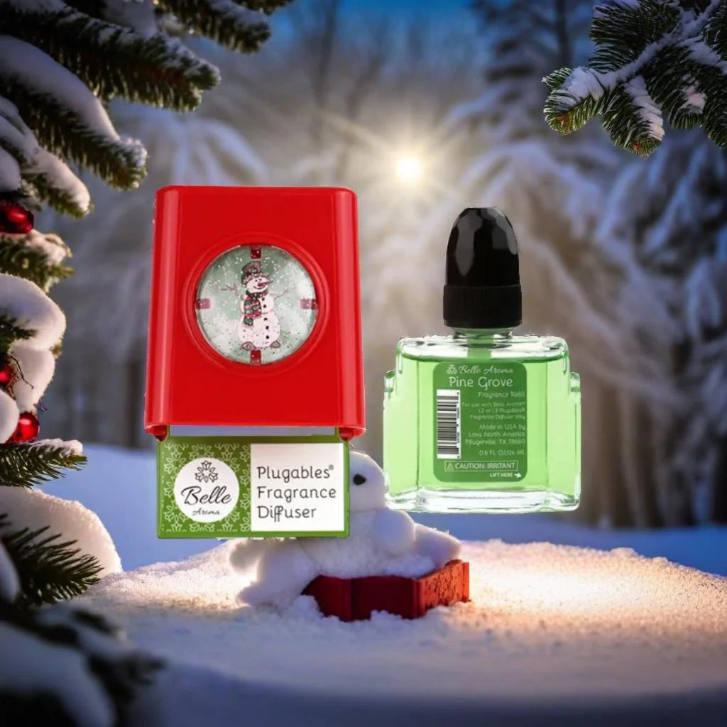 Build the Perfect Belle Aroma Holiday Heater and Fragrance Combo Snowman / Pine Grove Home Fragrance Accessories