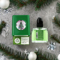 Belle Aroma Glitter Domes™ Plugables® Aromalectric® Scented Oil Diffuser - Christmas Tree Home Fragrance Accessories