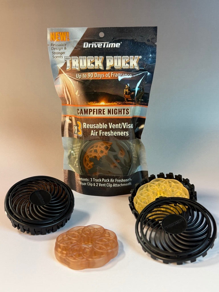 Truck Puck® Portable Automobile Air Fresheners - (3-Pack Bundle Options)