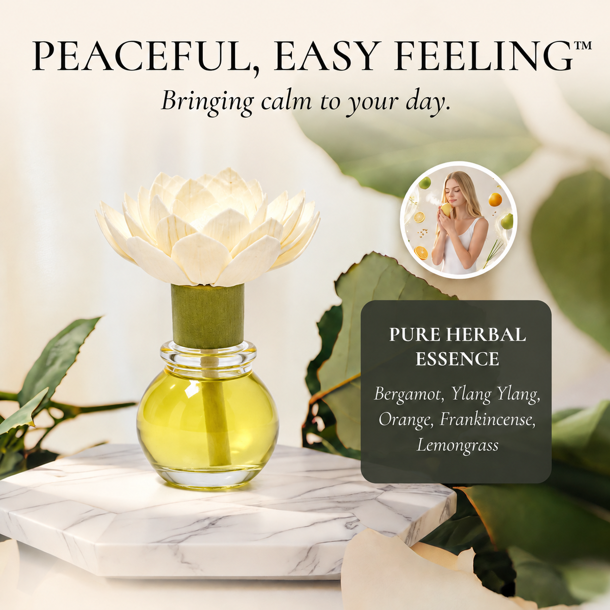 Fleur Aromatique™ Single Pack – Sola Wood Flower Essential Oil Diffuser