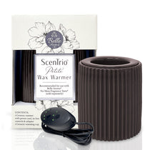 Belle Aroma® Premium Deluxe ScenTrio® Petite Ceramic Scented Wax Warmer with VersaScent® Technology Mocha