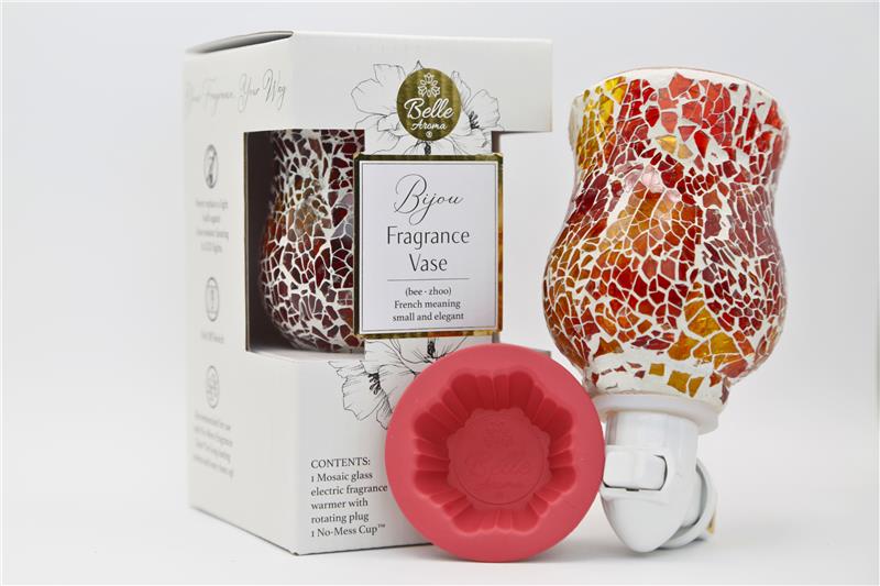 Belle Aroma - Bijou Fragrance Vase Wax Warmer Night Light