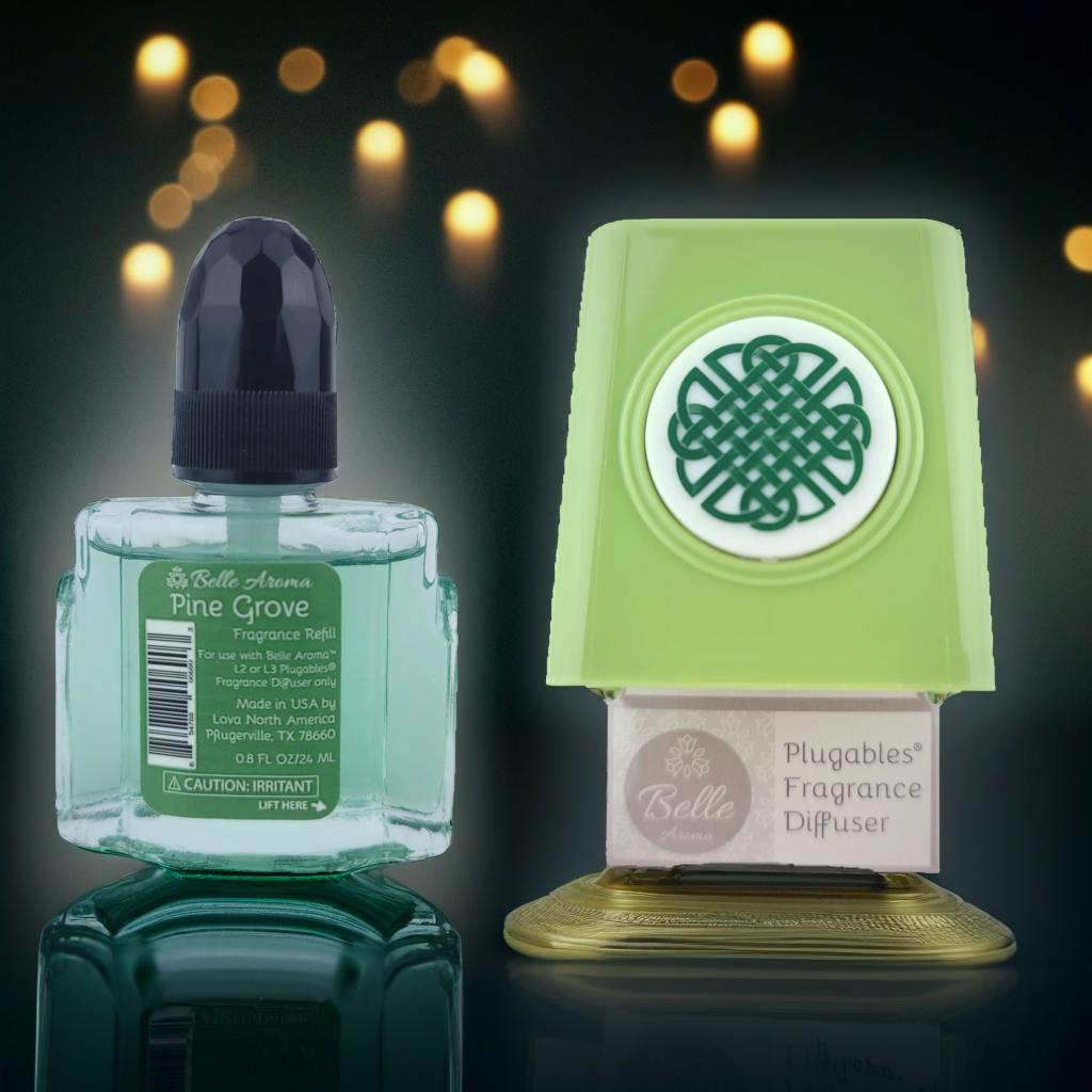 Celtic Knot Medallion Plugables® Plugin Aromalectric® Scented Oil Diffuser - Granny Smith  Home Fragrance Accessories