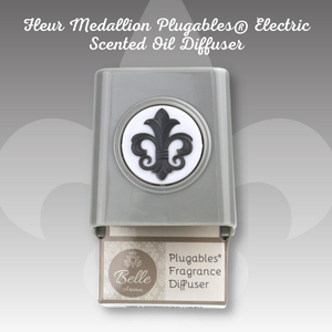 Fleur Medallion Plugables® Plugin Electric Scented Oil Diffuser - Nickel  Home Fragrance Accessories