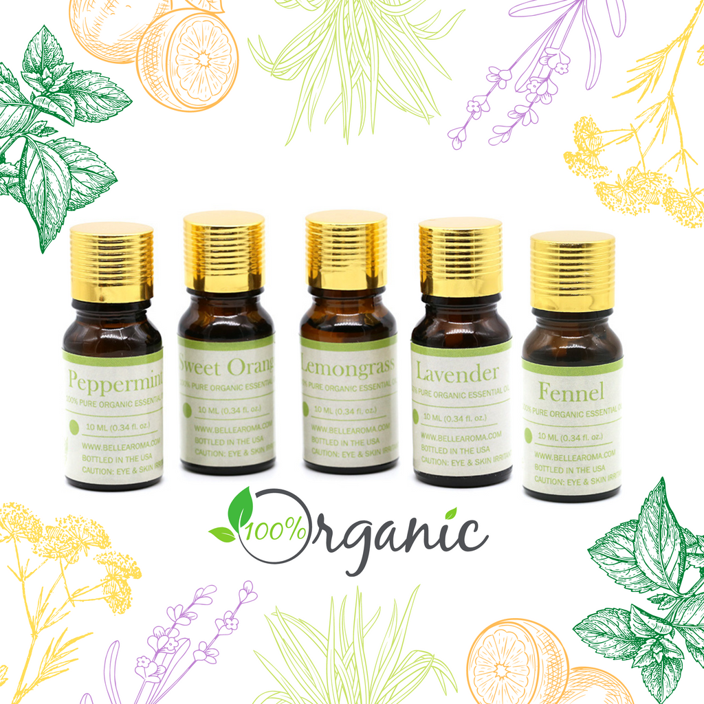 Organic Peppermint - Belle Aroma® 10ML Organic Essential Oil  essential oil