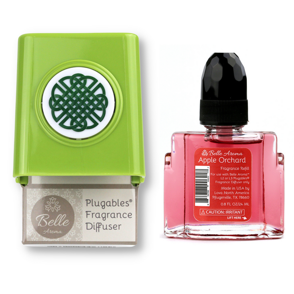 Celtic Knot Medallion Plugables® Plugin Aromalectric® Scented Oil Diffuser - Granny Smith with Apple Orchard Fragrance Oil Home Fragrance Accessories