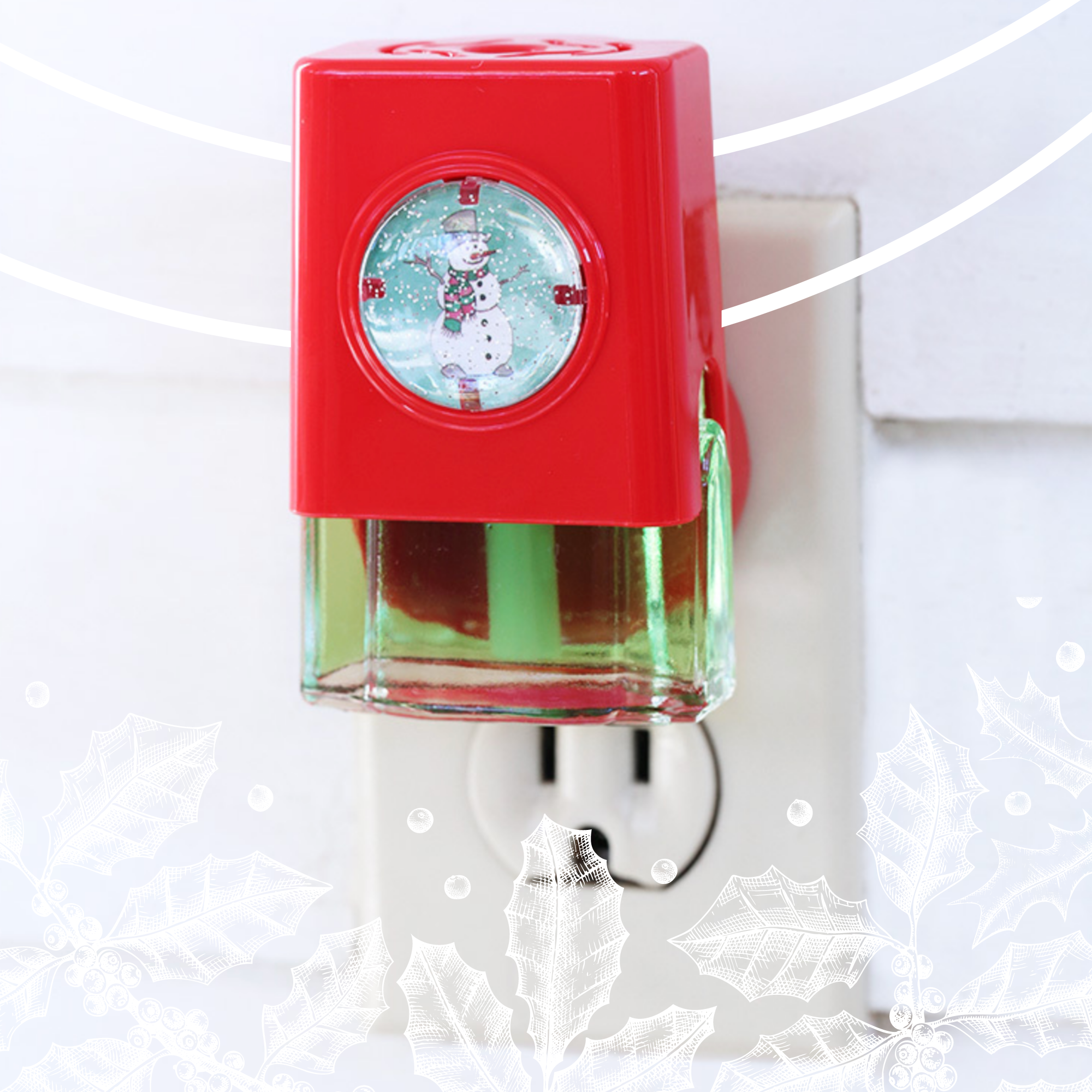 Glitter Domes™ Plugables® Aromalectric® Scented Oil Diffuser - Snowman  Home Fragrance Accessories