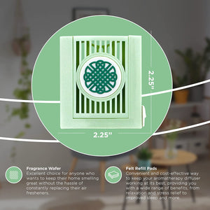 Celtic Knot Plugables® ScentSlide® Plugin Night Light Diffuser with 1 Fragrance Wafer - Sea Glass  Home Fragrance Accessories