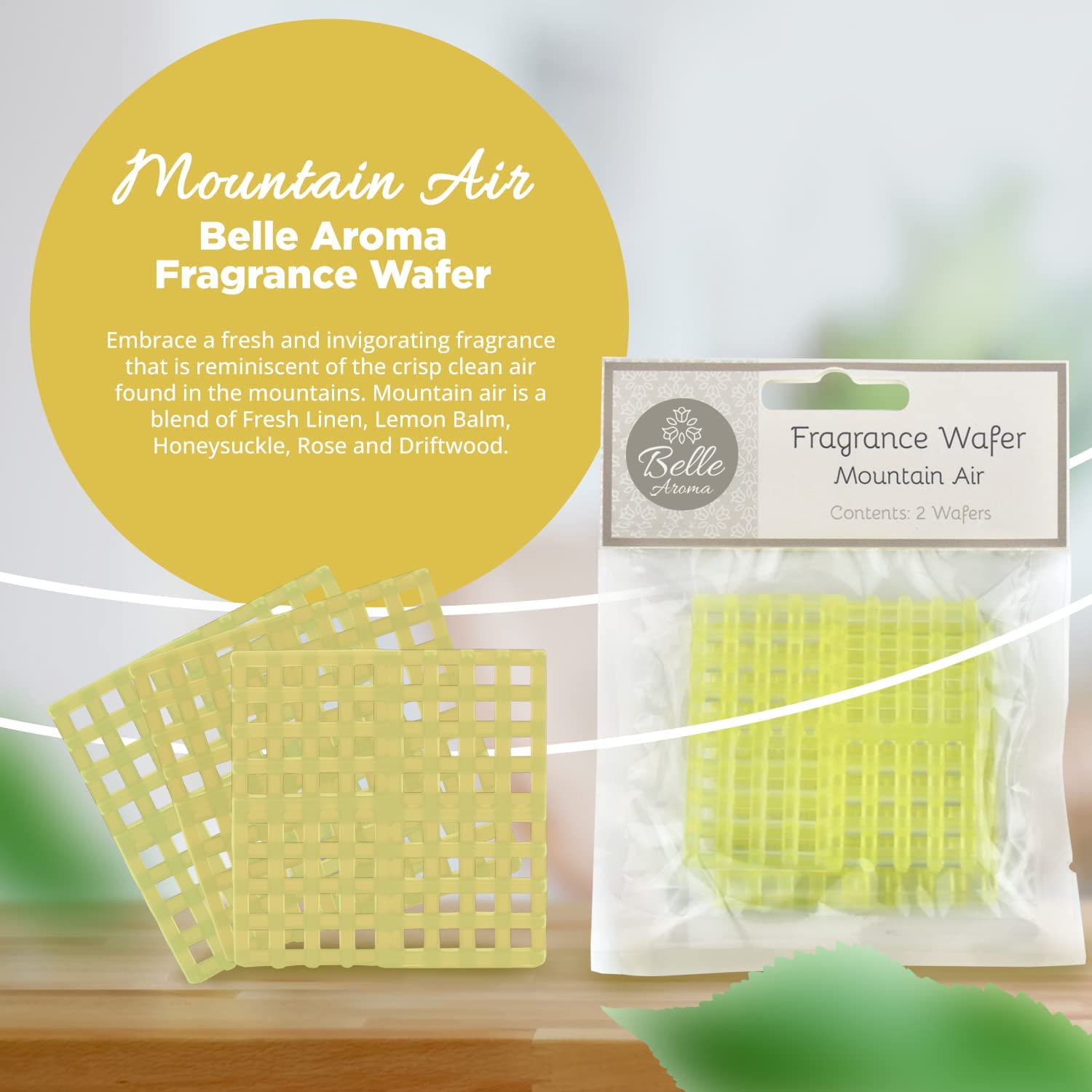 Mountain Air Fragrance Wafers™ for ScentSlides®  Home Fragrance Accessories