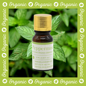 Organic Peppermint - Belle Aroma® 10ML Organic Essential Oil  essential oil