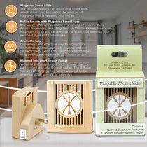 Arrows Plugables® ScentSlide® Plugin Night Light Diffuser with 1 Fragrance Wafer - Frosted Sandstone  
