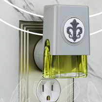 Belle Aroma Fleur Medallion Plugables® Plugin Aromalectric® Scented Oil Diffuser - Nickel Home Fragrance Accessories