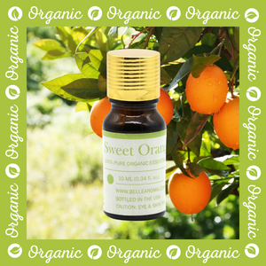 Organic Sweet Orange - Belle Aroma® 10ML Organic Essential Oil  essential oil