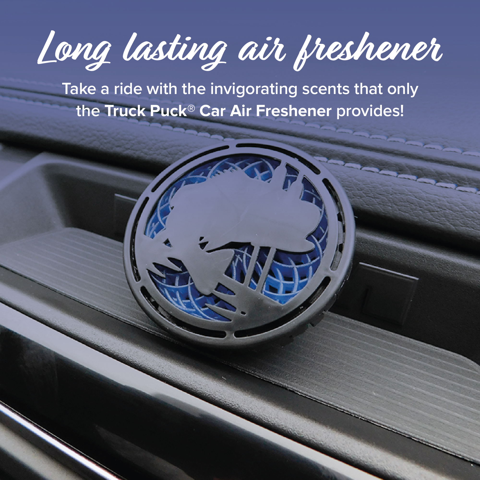 Truck Puck® Portable Automobile Air Fresheners - (Single and 3-Pack Bundle Options)  Vehicle Air Fresheners