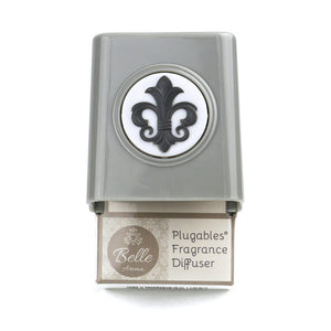 Fleur Medallion Plugables® Plugin Electric Scented Oil Diffuser - Nickel No Fragrance Oil Home Fragrance Accessories